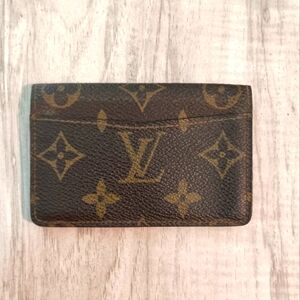 LOUIS VUITTON Card Case Organizer de Posh Monogram Canvas